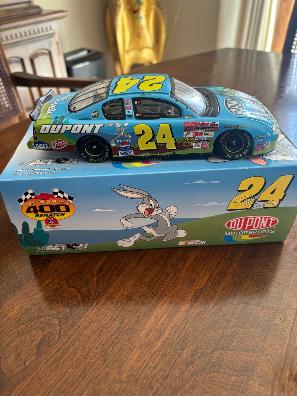 DuPont #24 Blue NASCAR Die-Cast Toy Car by